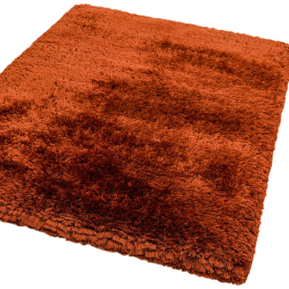 Plush Rug 160x230cm Rust Rug