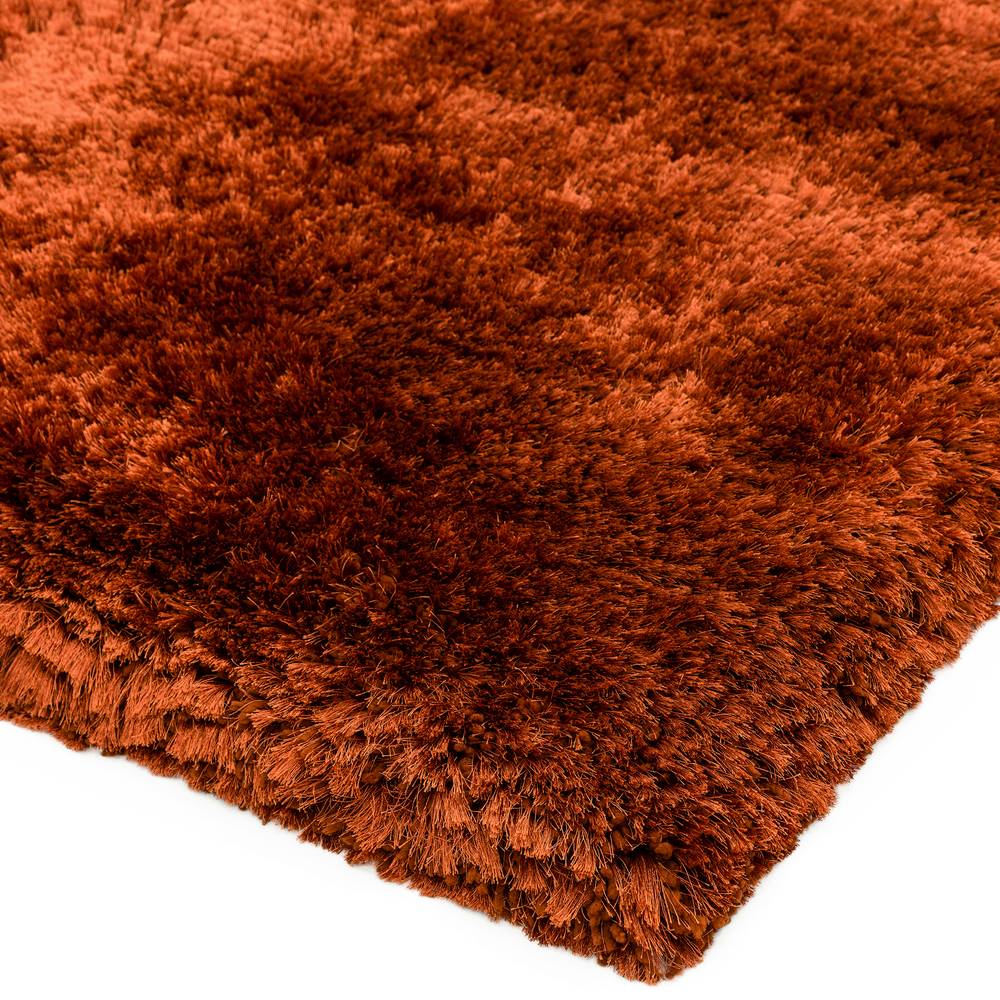 Plush Rug 160x230cm Rust Rug