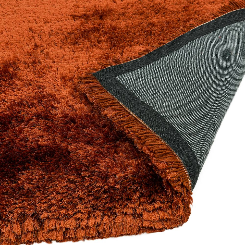 Plush Rug 120x170cm Rust Rug