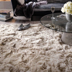Plush Circle Rug 150x150cm Sand (Circle) Rug