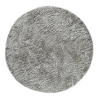 Plush Rug 070x140cm Silver Rug