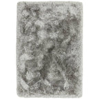 Plush Rug 070x140cm Silver Rug