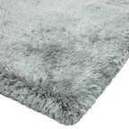Plush Rug 070x140cm Silver Rug