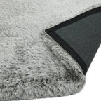 Plush Rug 160x230cm Silver Rug