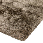 Plush Circle Rug 150x150cm Taupe (Circle) Rug