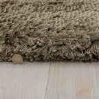 Plush Circle Rug 150x150cm Taupe (Circle) Rug