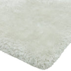 Plush Circle Rug 150x150cm White (Circle) Rug