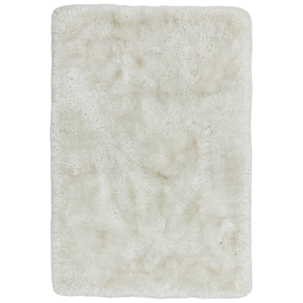 Plush Circle Rug 150x150cm White (Circle) Rug