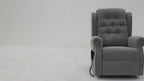 Vigo Rise and Recline Chair Grey