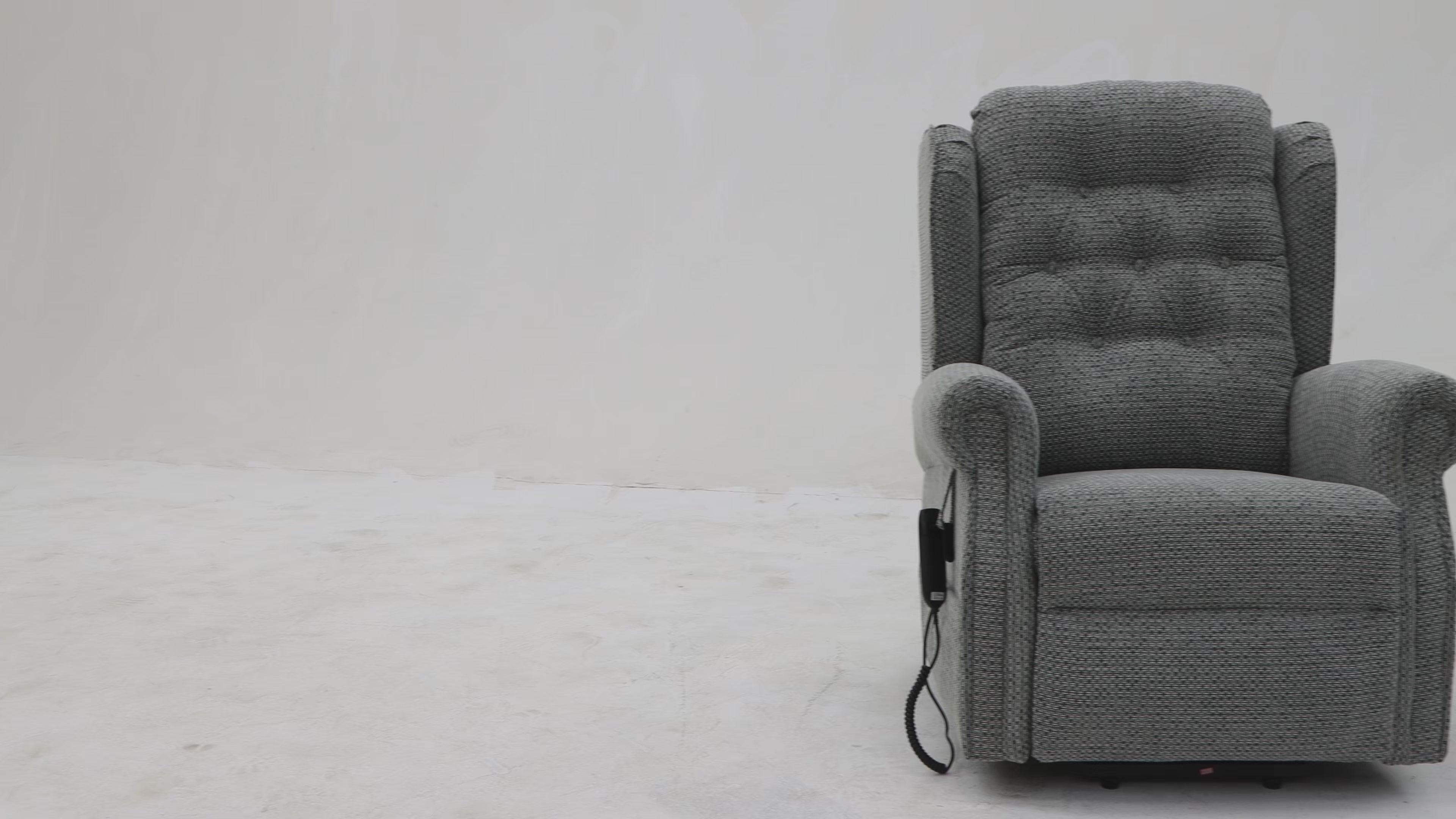 Vigo Rise and Recline Chair Grey