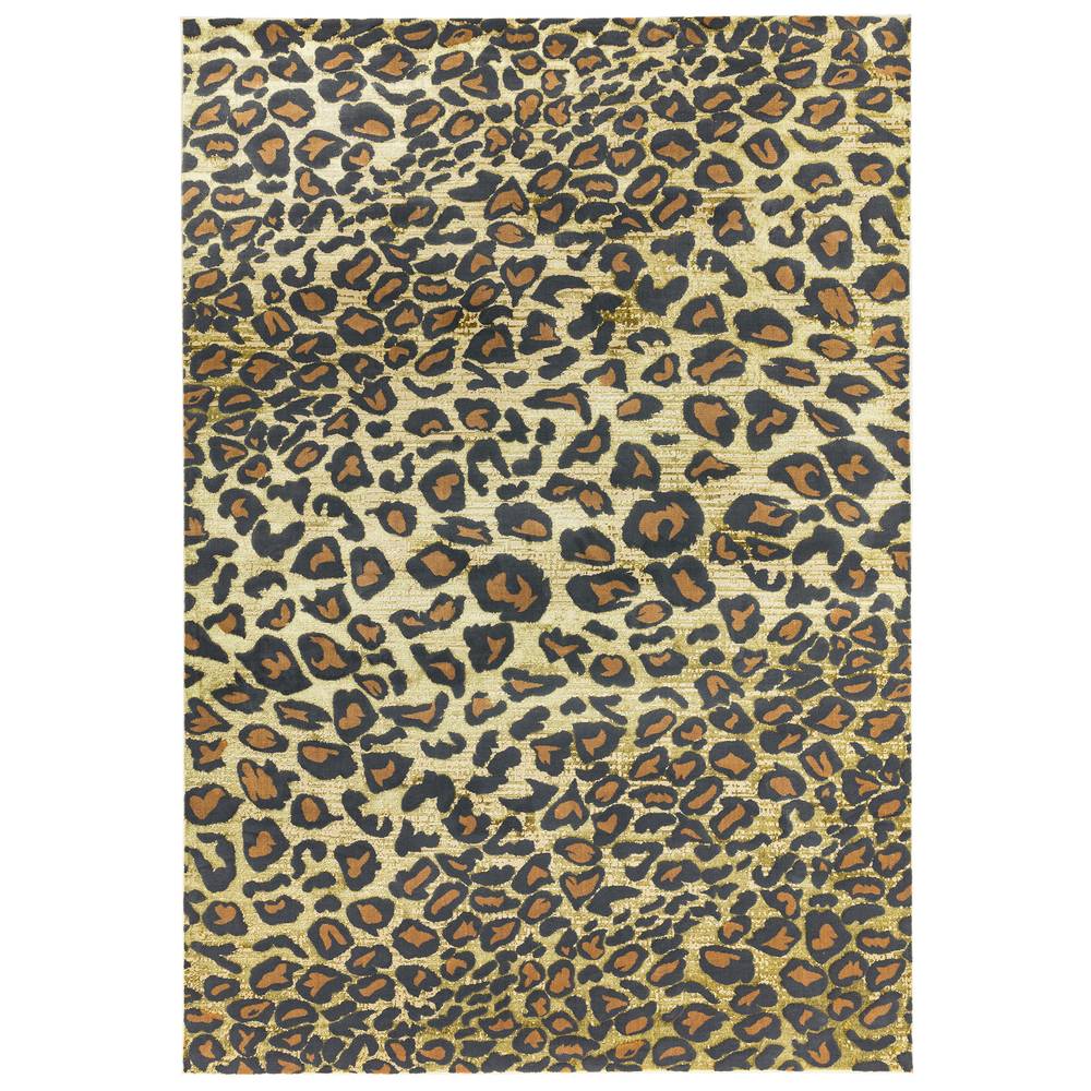 Quantum Rug 120x170cm QU01 Leopard Rug