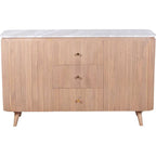 Ashford Natural Marble & Wood Extra Large Sideboard