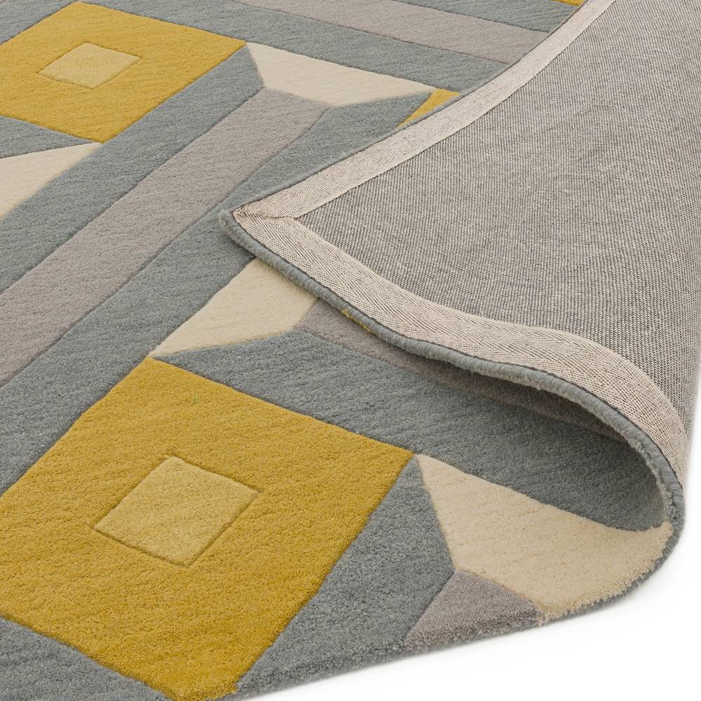 Reef Rug 200x290cm RF01 Motif Ochre Grey Rug