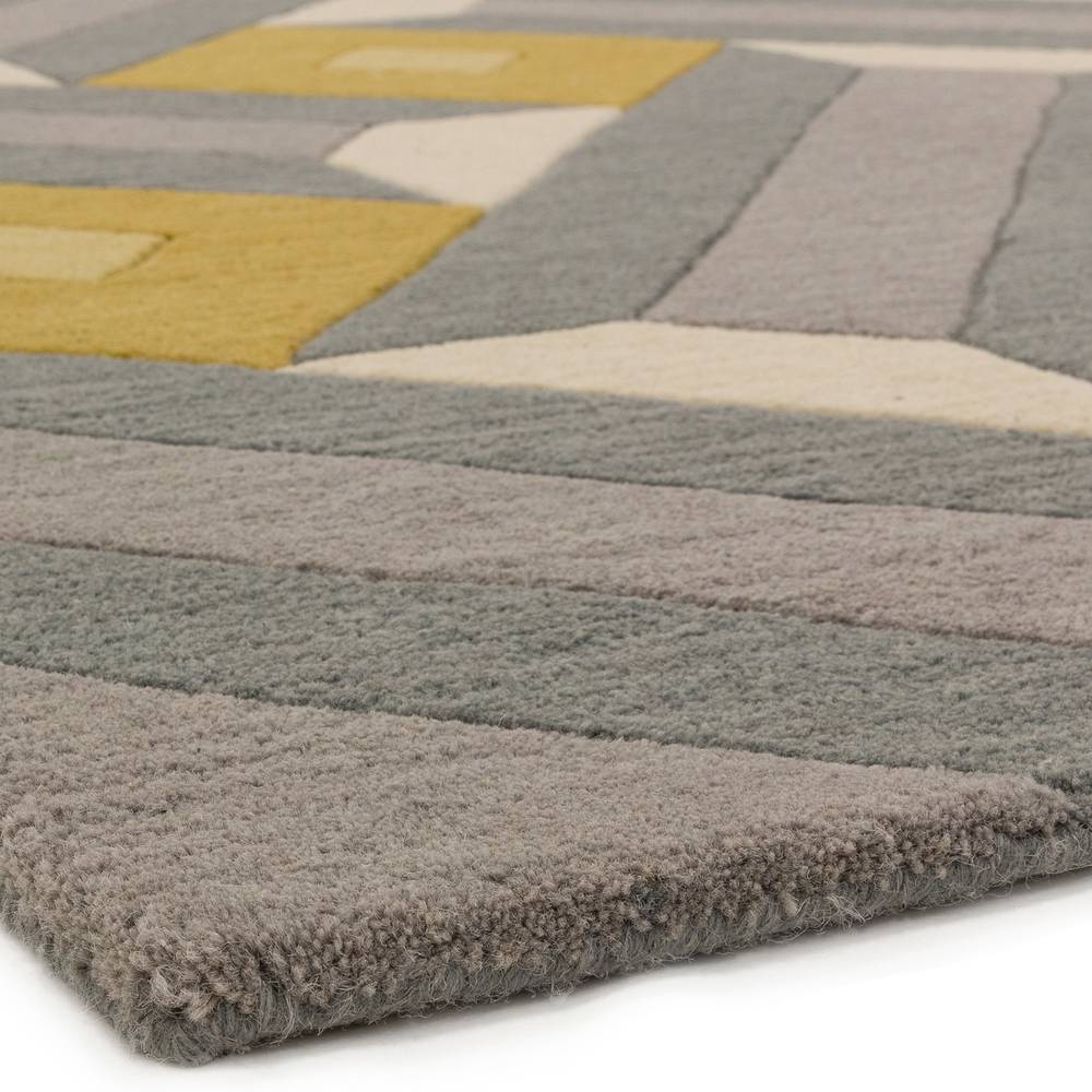 Reef Rug 200x290cm RF01 Motif Ochre Grey Rug