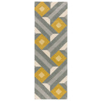 Reef Rug 200x290cm RF01 Motif Ochre Grey Rug