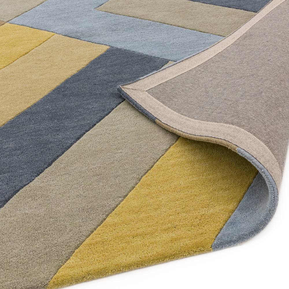 Reef Runner 066x200cm RF02 Big Zig Ochre Grey Rug