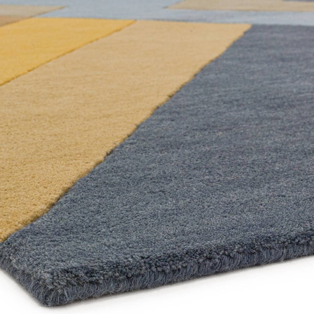 Reef Rug 200x290cm RF02 Big Zig Ochre Grey Rug