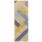 Reef Rug 200x290cm RF02 Big Zig Ochre Grey Rug