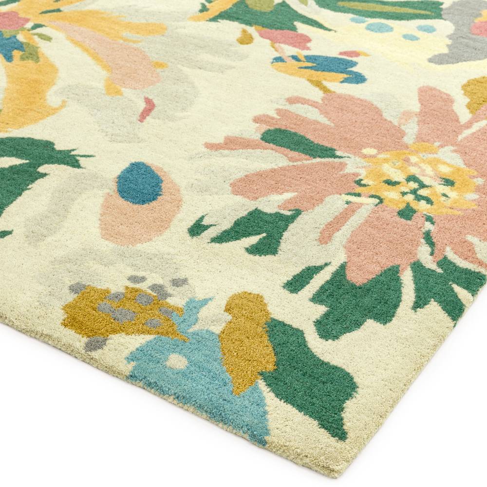 Reef Rug 200x290cm RF10 Floral Pink Multi Rug
