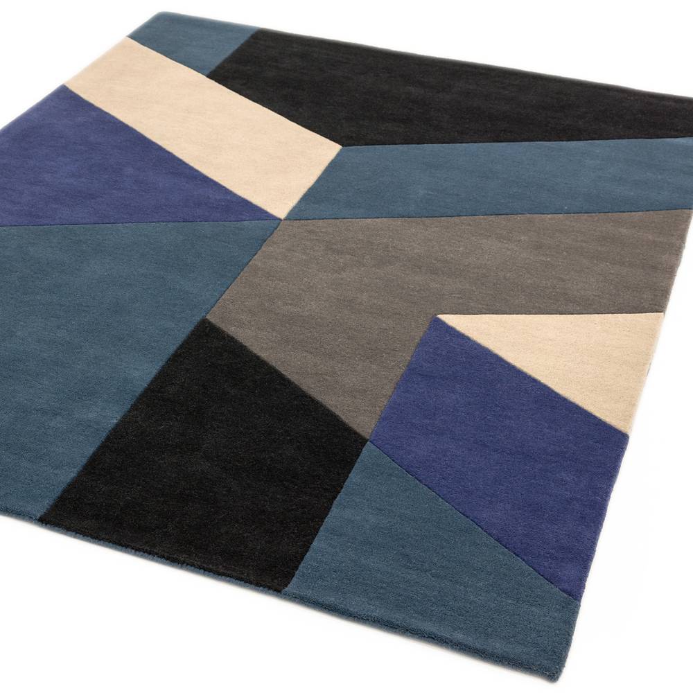 Reef Rug 120x170cm RF13 Big Geo Blue Rug