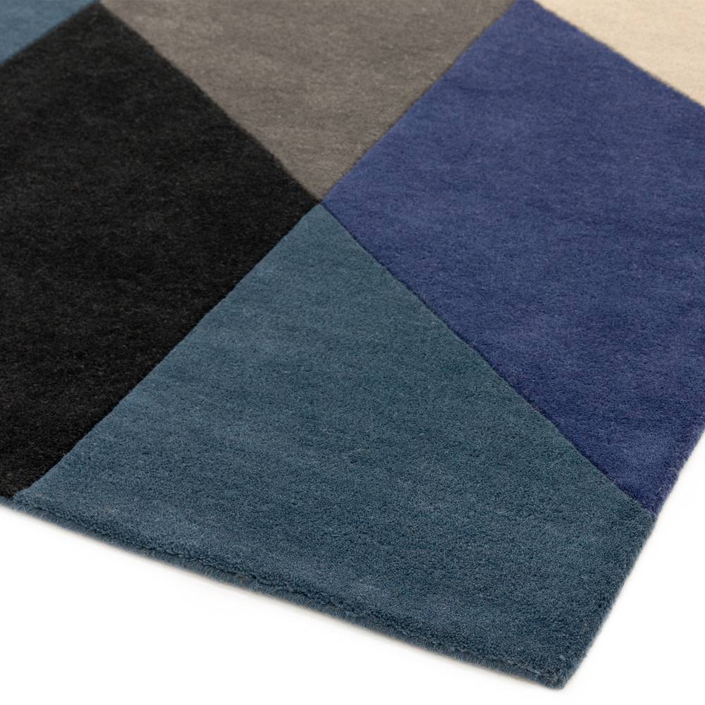 Reef Rug 200x290cm RF13 Big Geo Blue Rug