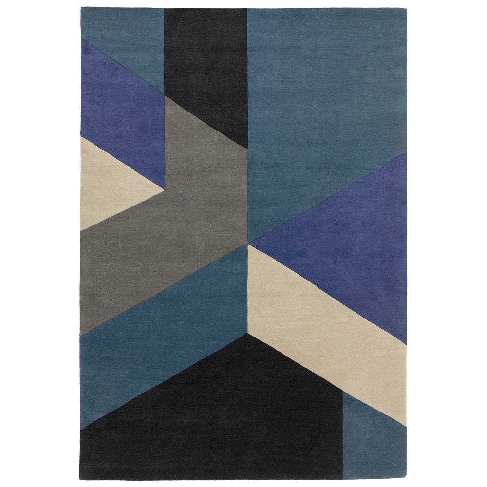 Reef Rug 160x230cm RF13 Big Geo Blue Rug