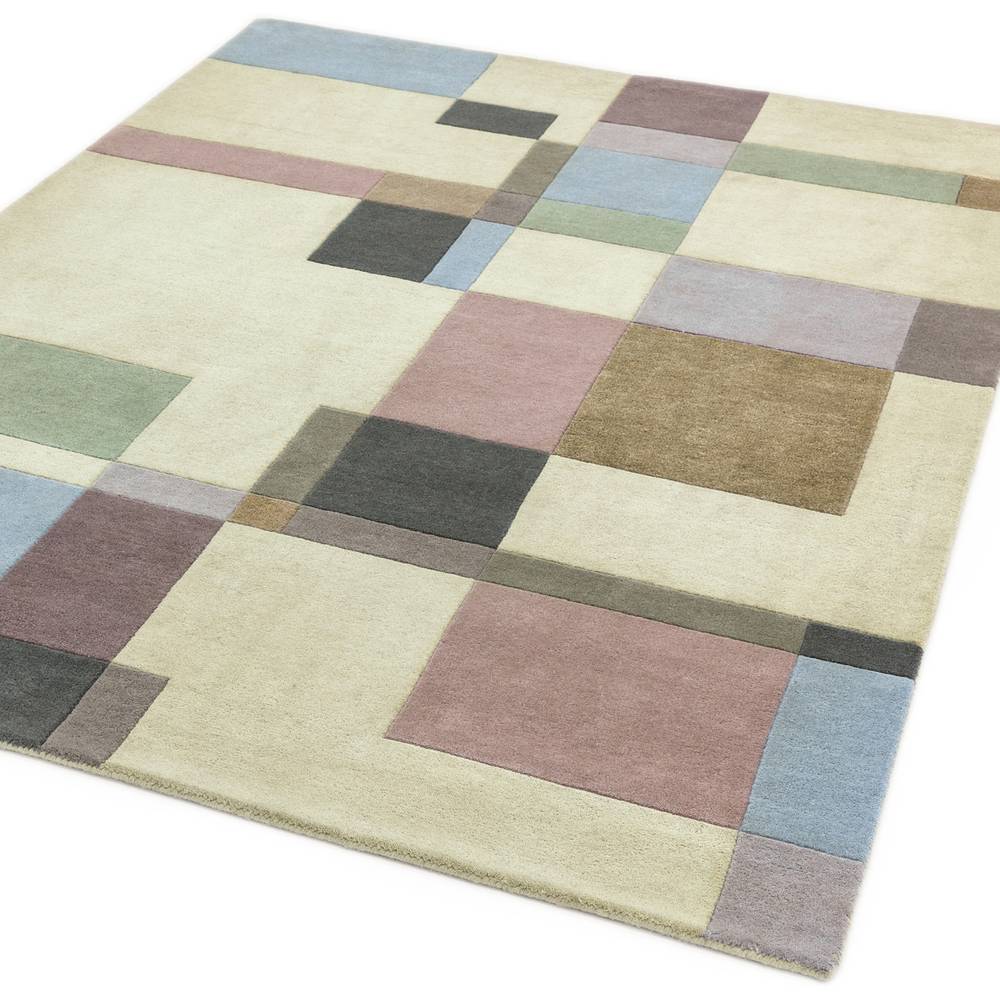 Reef Rug 160x230cm RF17 Blocks Pastel Rug