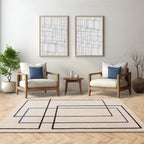 Reef Rug 160x230cm RF19 Outline Blue Rug