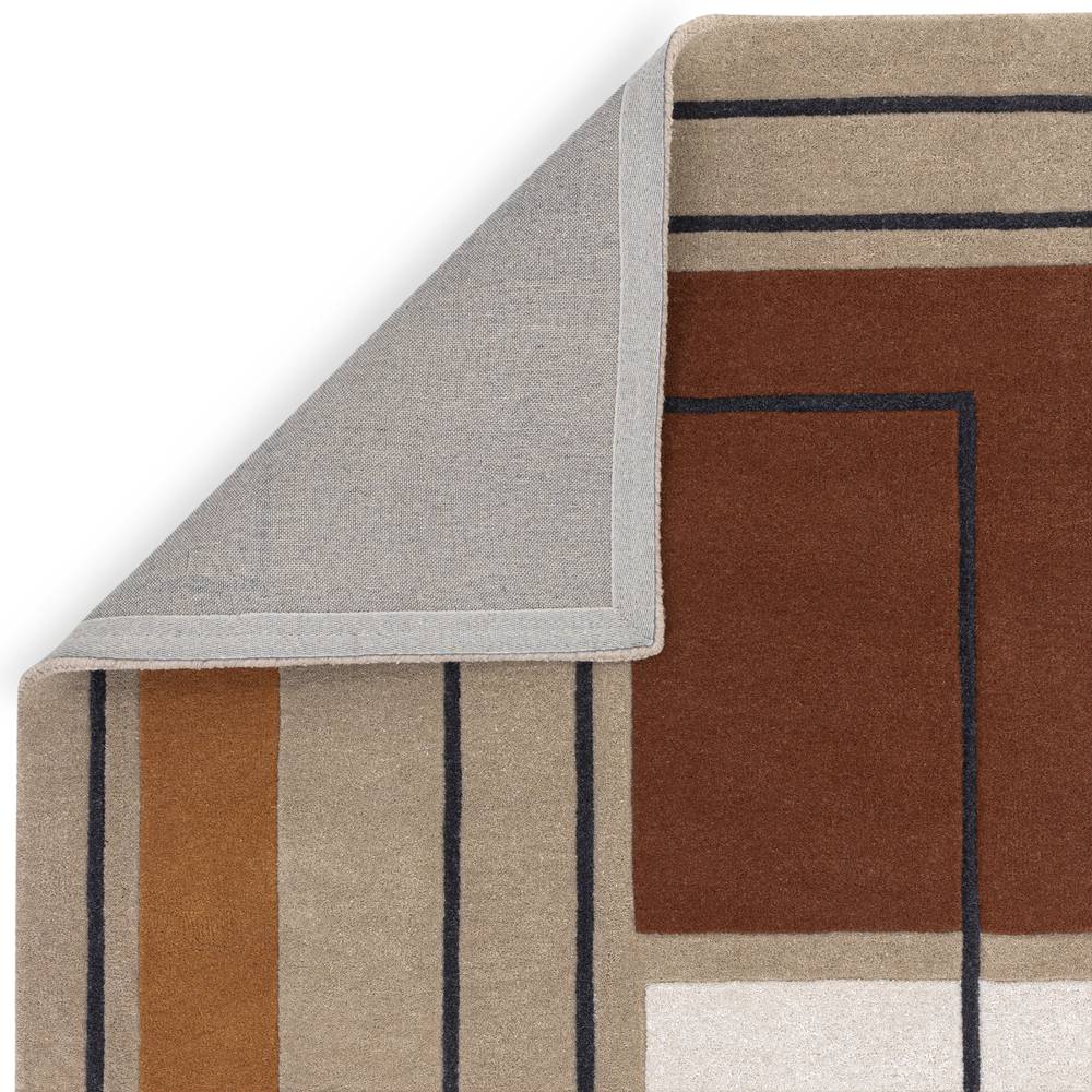 Reef Rug 200x290cm RF20 Outline Terracotta Rug