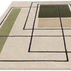 Reef Rug 160x230cm RF21 Outline Khaki Rug