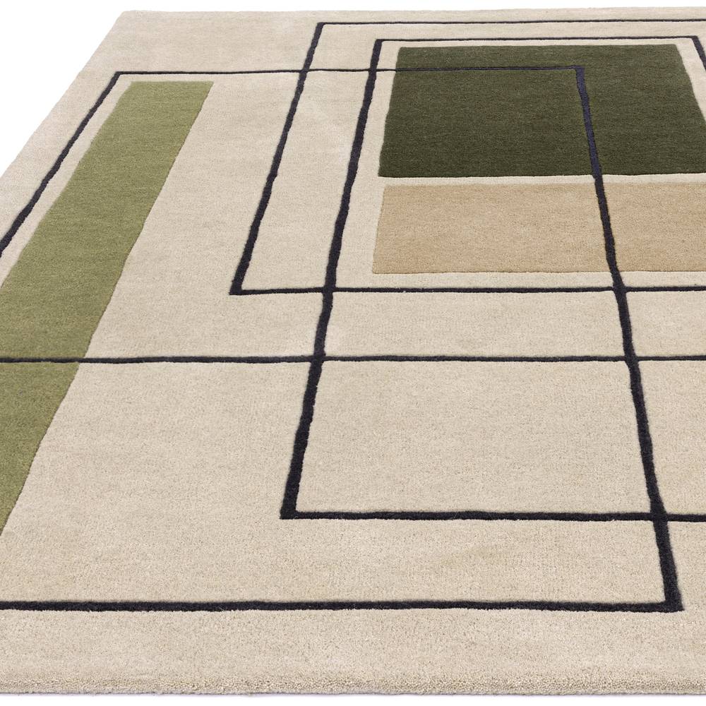 Reef Rug 160x230cm RF21 Outline Khaki Rug