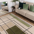 Reef Rug 200x290cm RF21 Outline Khaki Rug