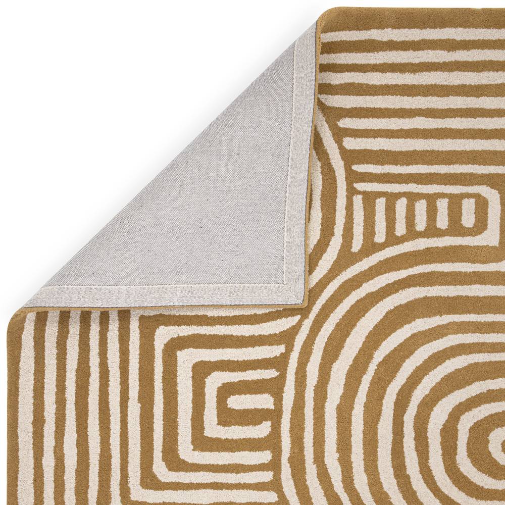 Reef Rug 200x290cm RF28 Curve Ochre Rug