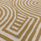 Reef Rug 120x170cm RF28 Curve Ochre Rug
