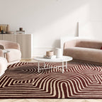 Reef Rug 200x290cm RF29 Curve Plum Rug