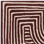 Reef Rug 200x290cm RF29 Curve Plum Rug