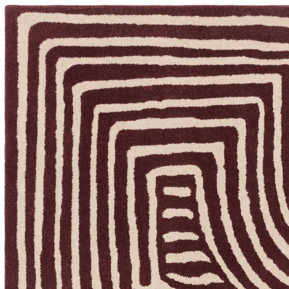 Reef Rug 120x170cm RF29 Curve Plum Rug