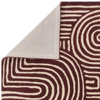 Reef Rug 160x230cm RF29 Curve Plum Rug