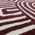 Reef Rug 160x230cm RF29 Curve Plum Rug