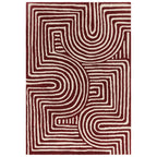 Reef Rug 200x290cm RF29 Curve Plum Rug