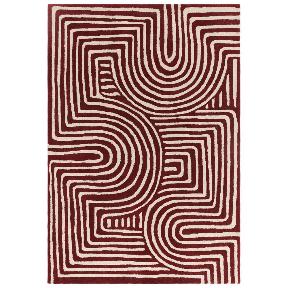 Reef Rug 120x170cm RF29 Curve Plum Rug