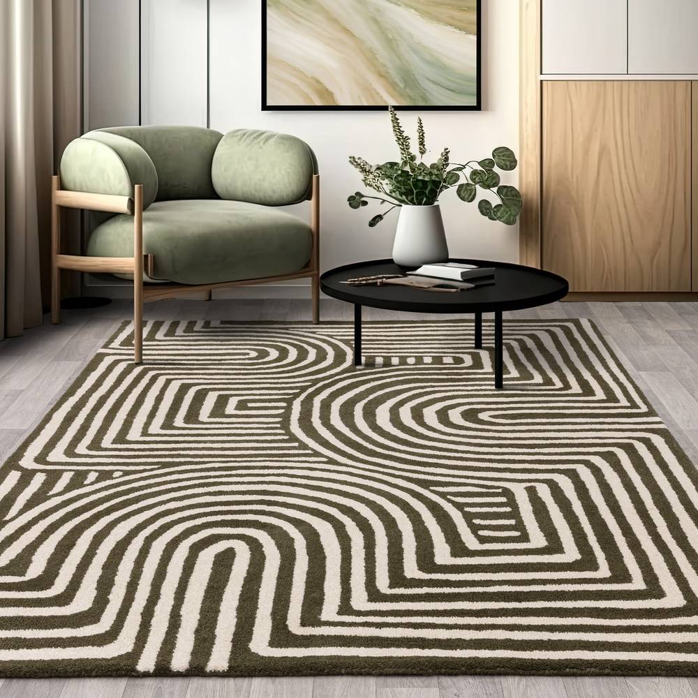 Reef Rug 200x290cm RF30 Curve Forest Rug