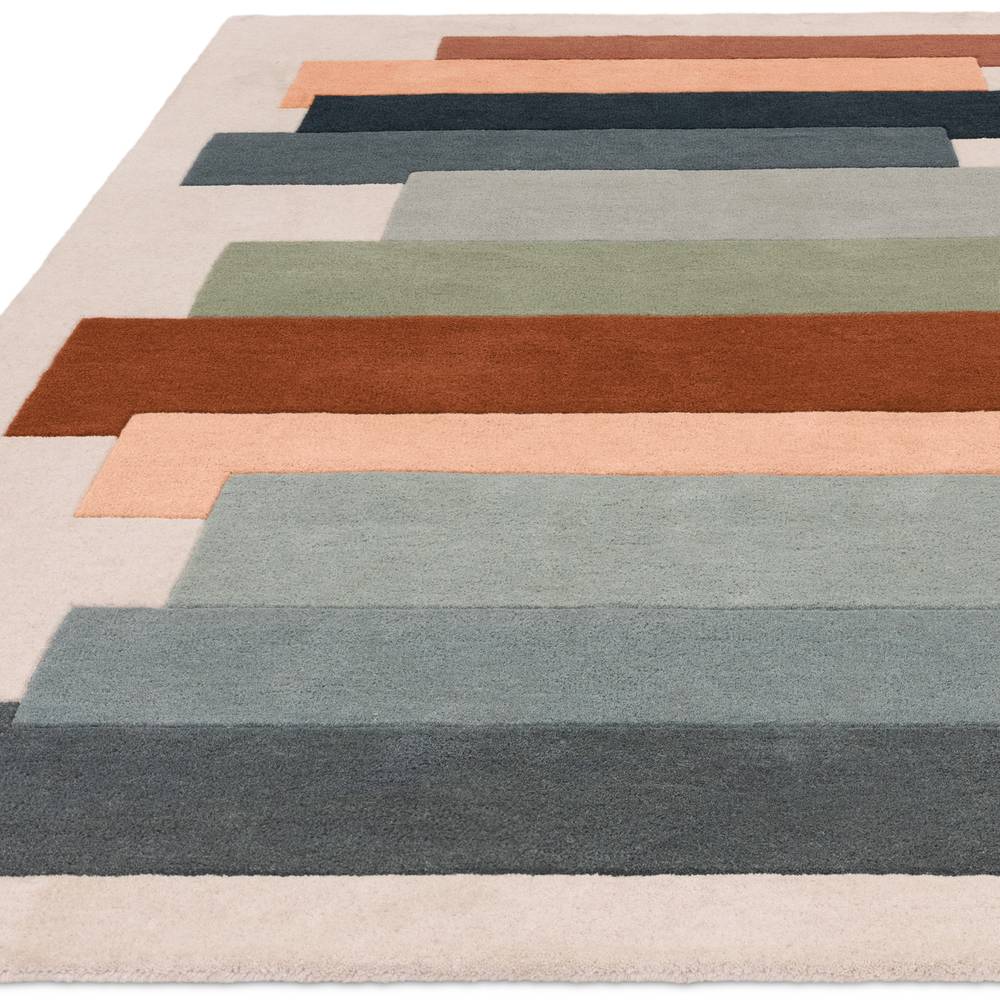 Reef Rug 120x170cm RF32 Stacks Green Rug