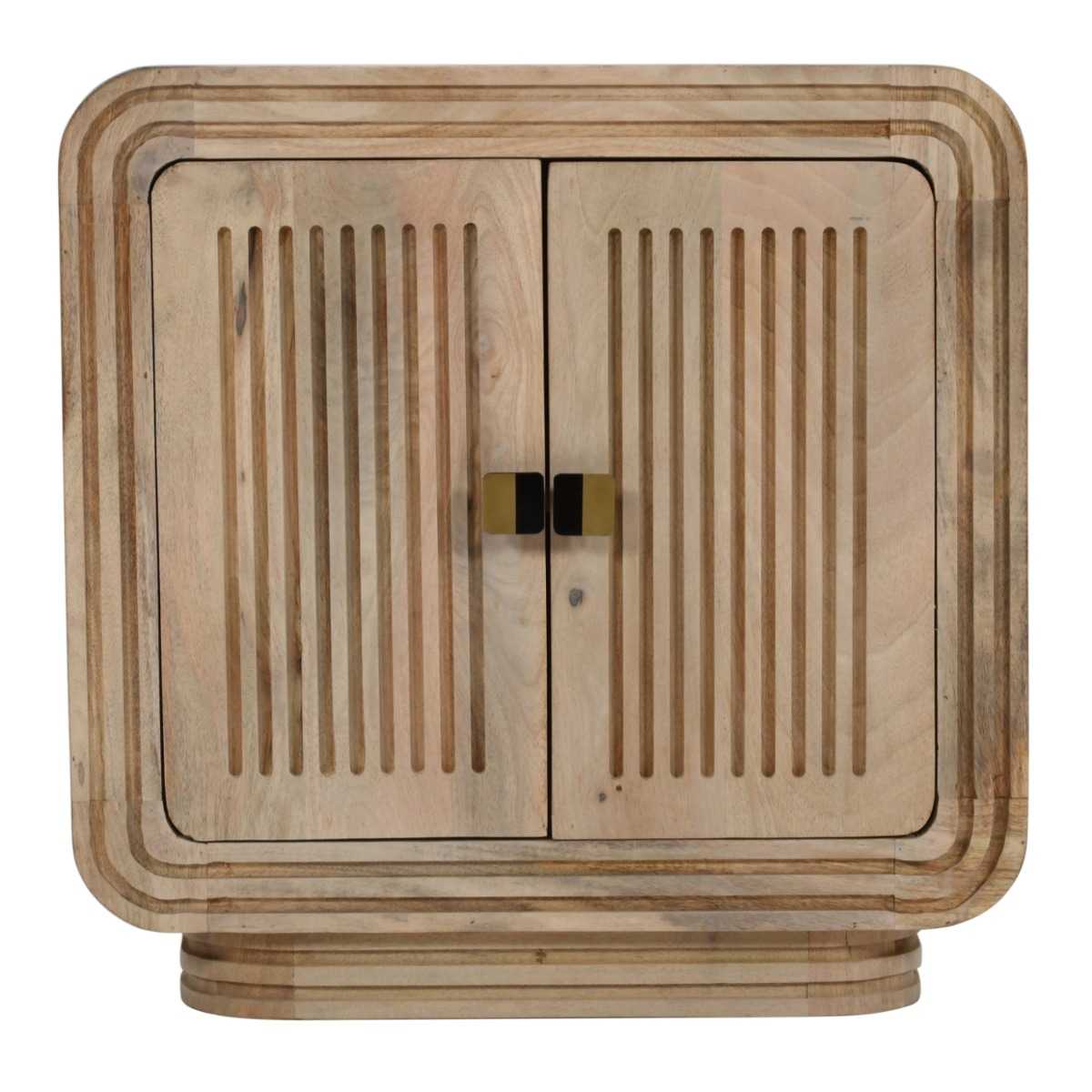 Sibley Carved Mango Wood Mini Sideboard