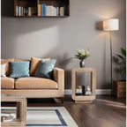 Carved Mango Wood Side Table