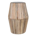 Sibley Carved Mango Wood Side Table