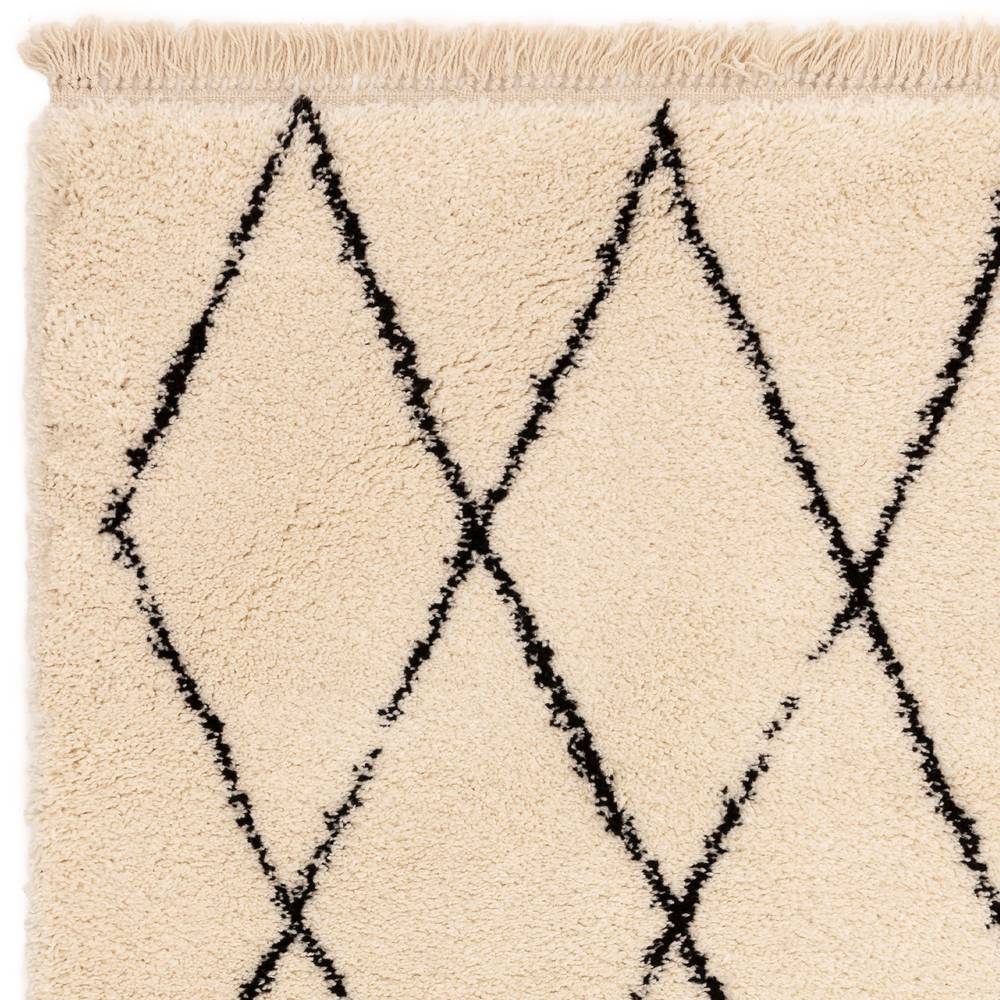 Rocco Rug 160x230cm RC08 CREAM DIAMOND Rug