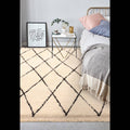 Rocco Rug 120x170cm RC08 CREAM DIAMOND Rug