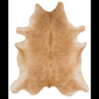 Rodeo Cowhide 05 Solid Beige Rug