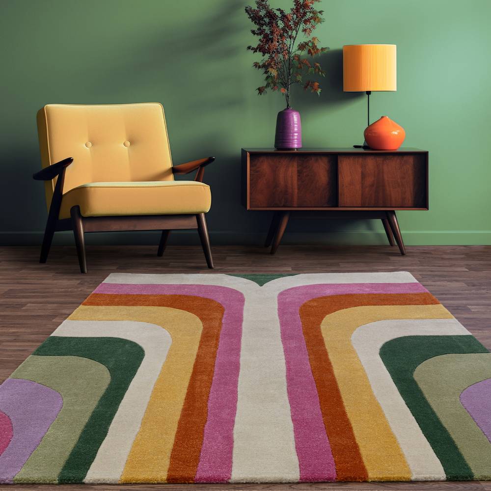 Romy 120x170cm 01 Retro Pink Rug